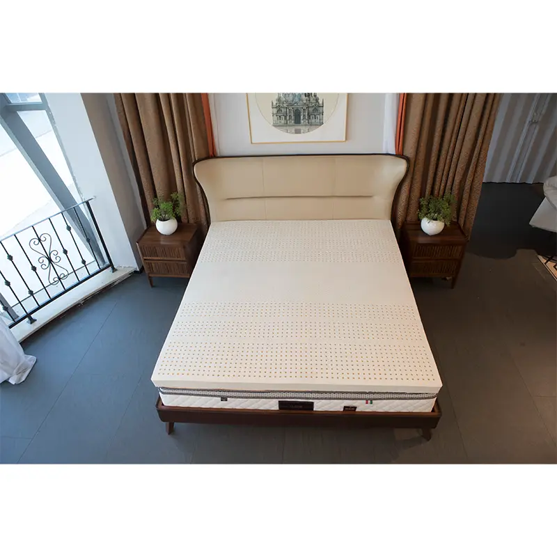 Queen size 7-ζώνη επίπεδη στρώμα λατέξ